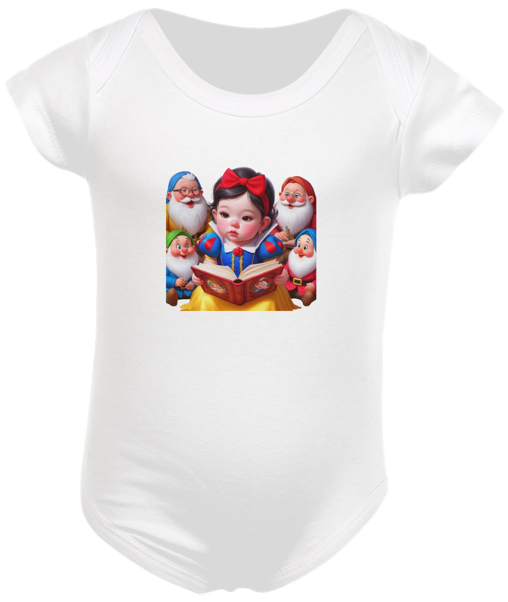 Nome do produto: Body Infantil Branca de Neve Baby