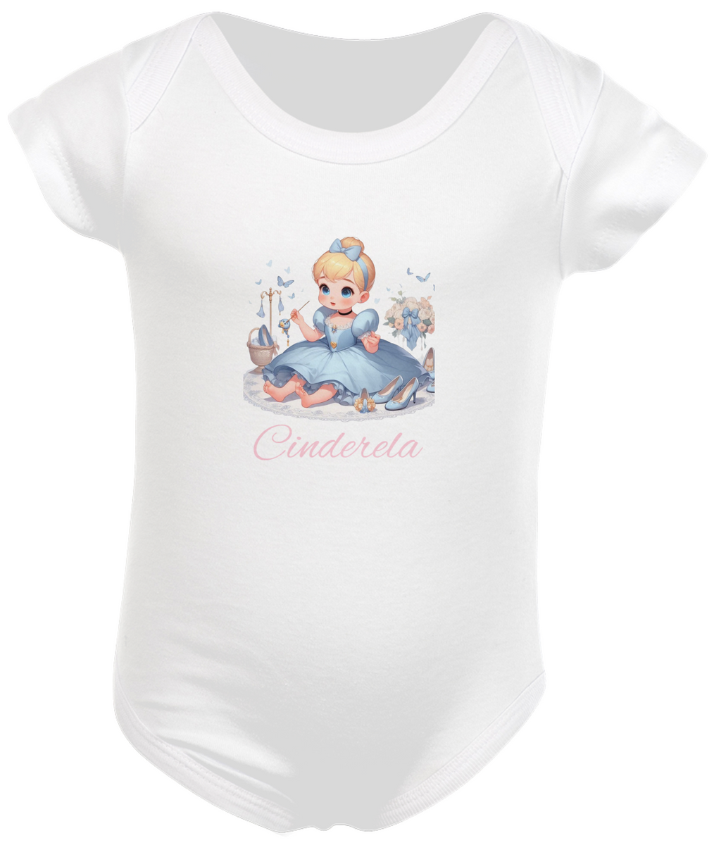 Nome do produto: Body Infantil Cinderela Baby