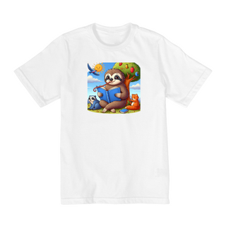 CAMISETA INFANTIL BICHO PREGUIÇA