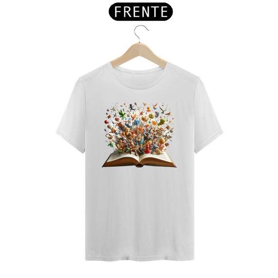 Camiseta  Livro Aberto em Ebulição