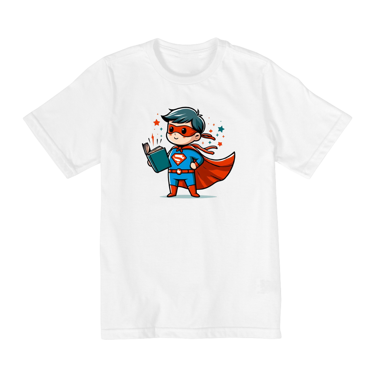 Nome do produto: Camiseta Infantil Super Menino Leitor