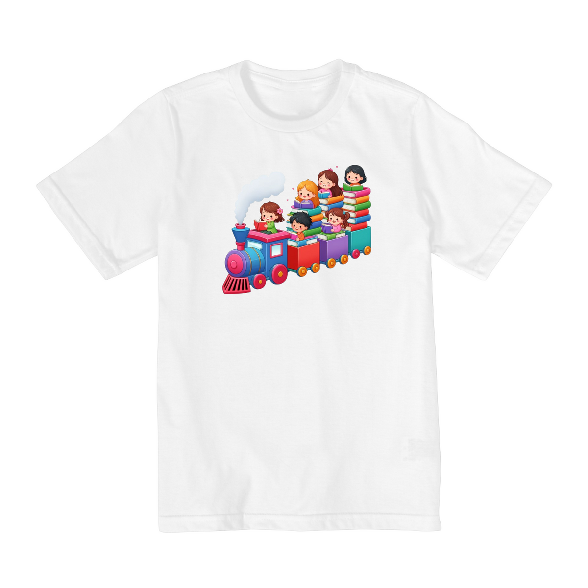 Nome do produto: Camiseta Infantil Expresso da Leitura