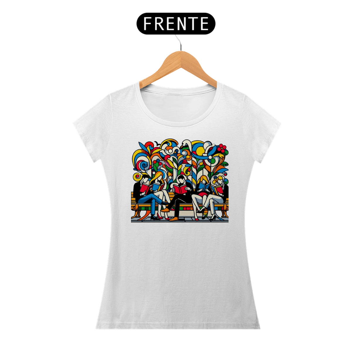 Nome do produto: Camiseta Feminina Celebre Leitura Homero Brito
