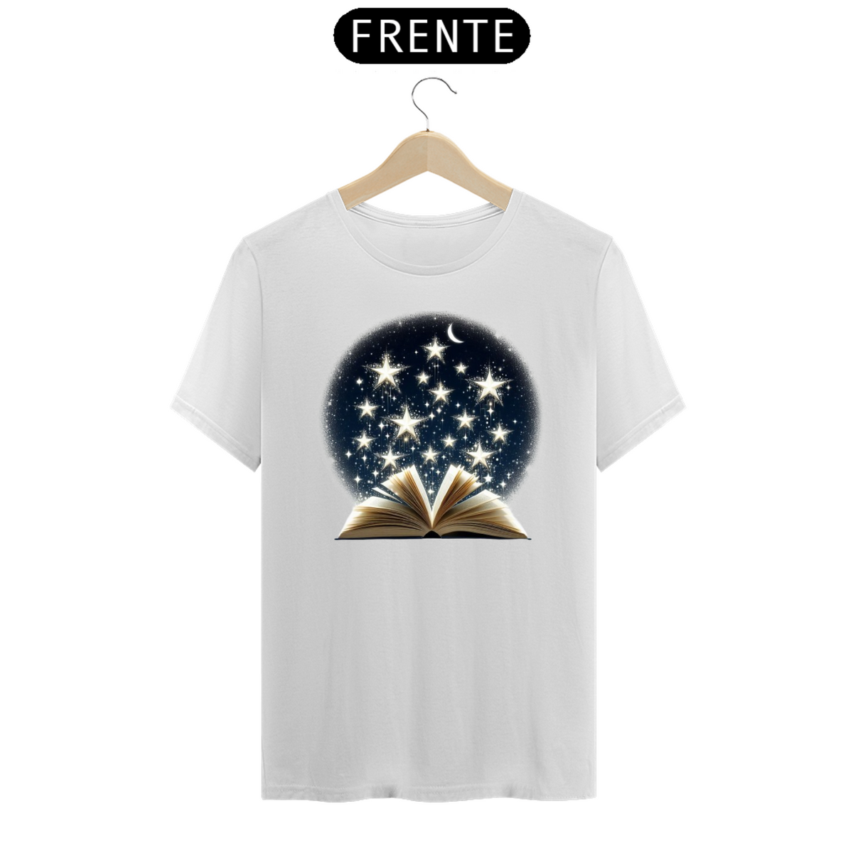 Nome do produto: Camiseta  Noite Estrelada da Imaginação