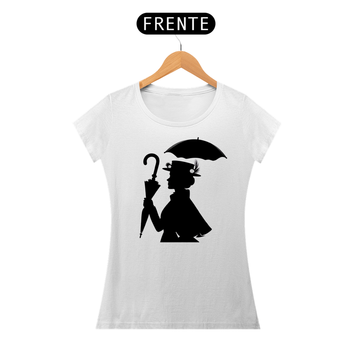 Nome do produto: Camiseta Feminina Mary Poppins