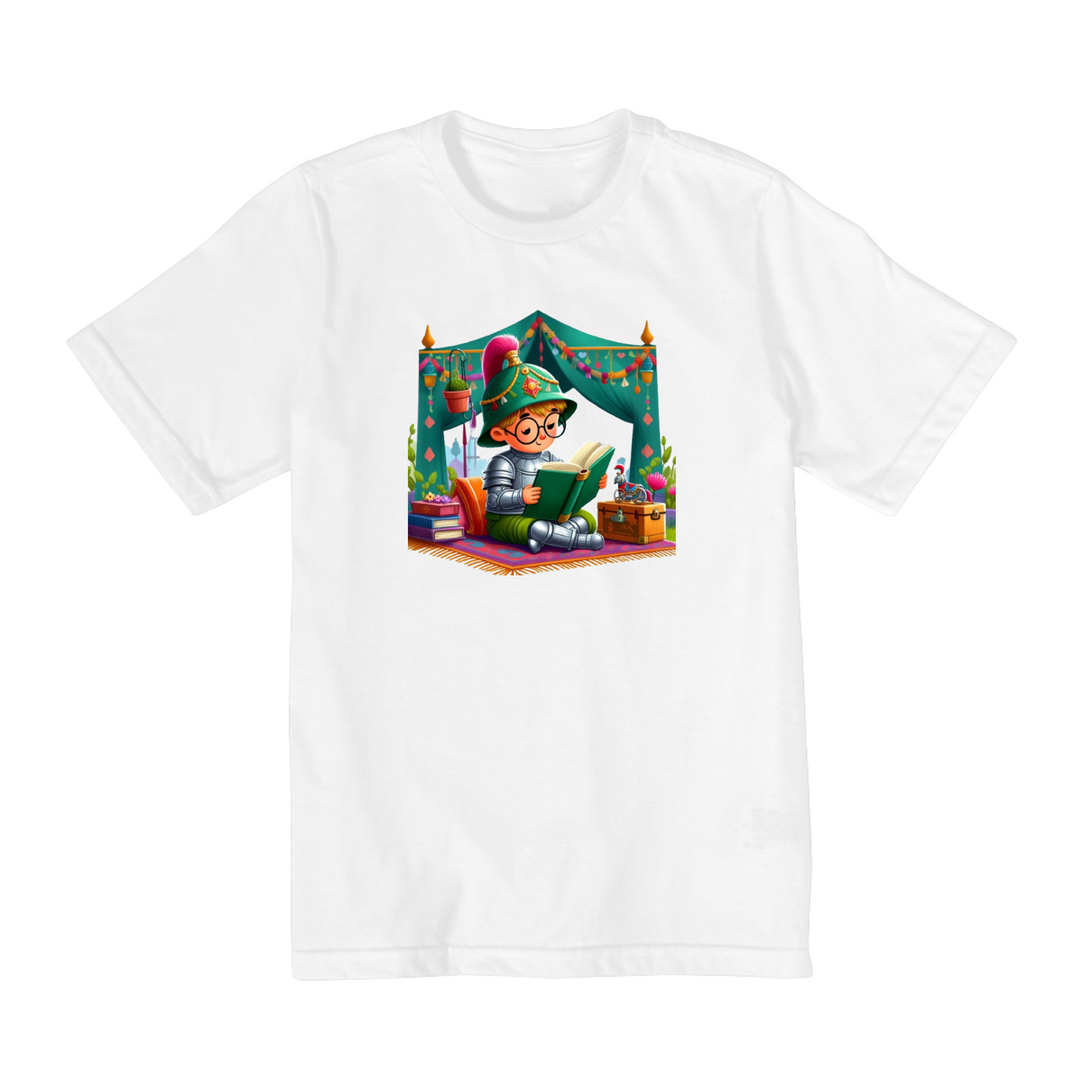 Nome do produto: Camiseta Infantil Aventuras Literárias do Soldadinho