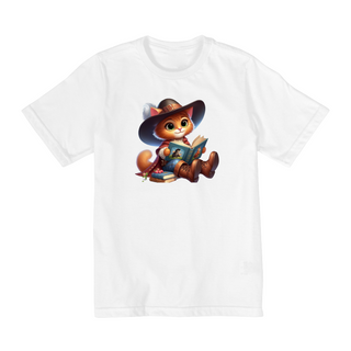 Nome do produtoCamiseta Infantil Gato de Botas