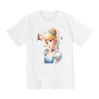 Camiseta Infantil Cinderela