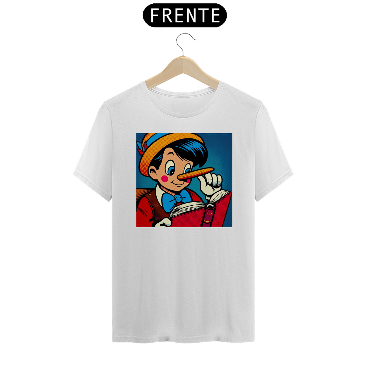 Nome do produto: Camiseta Pinóquio Art Pop
