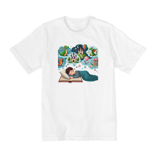 Nome do produtoCamiseta Infantil Sonho Literário