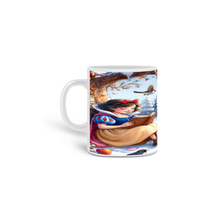 Caneca Branca de Neve Leitora