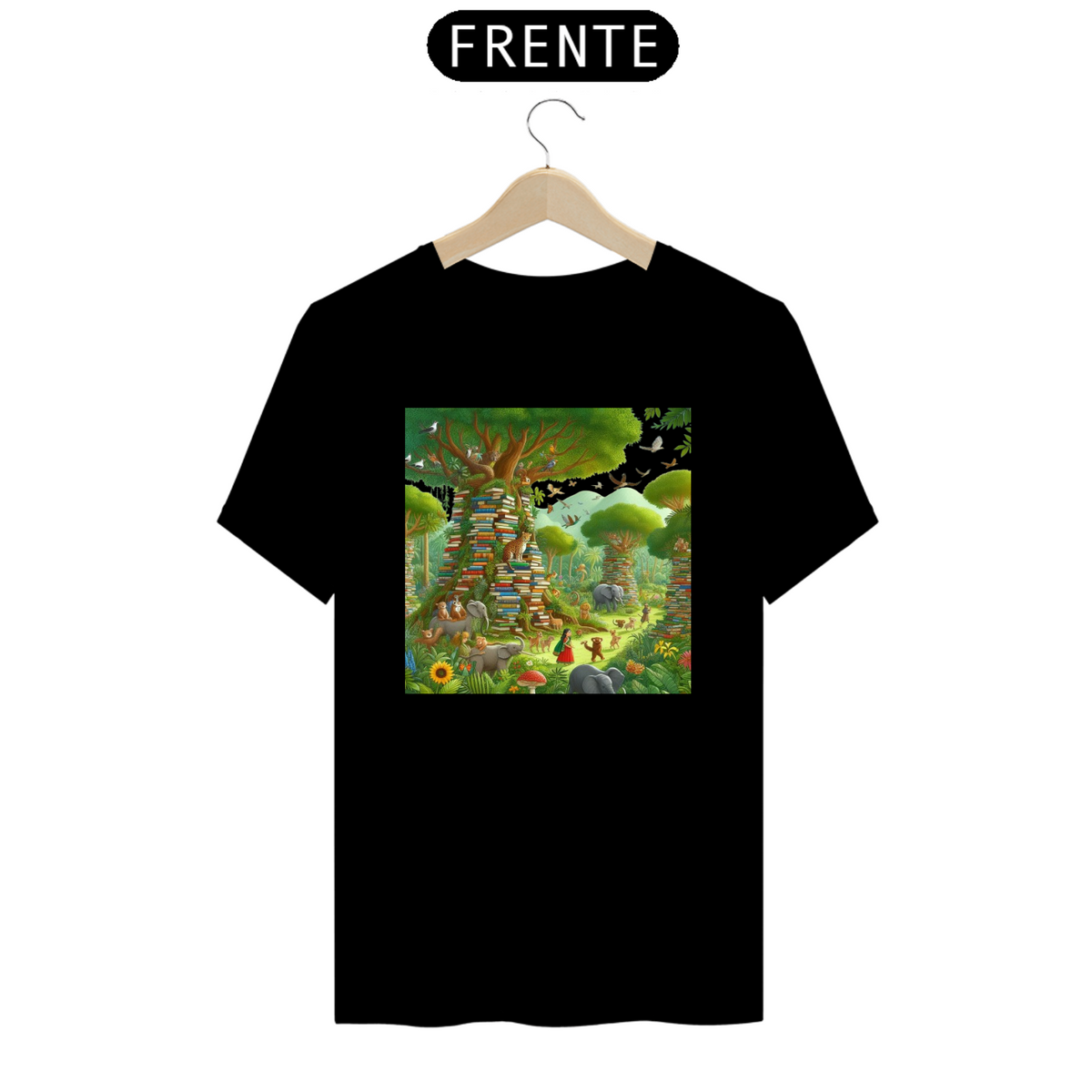 Nome do produto: Camiseta  Selva Literária