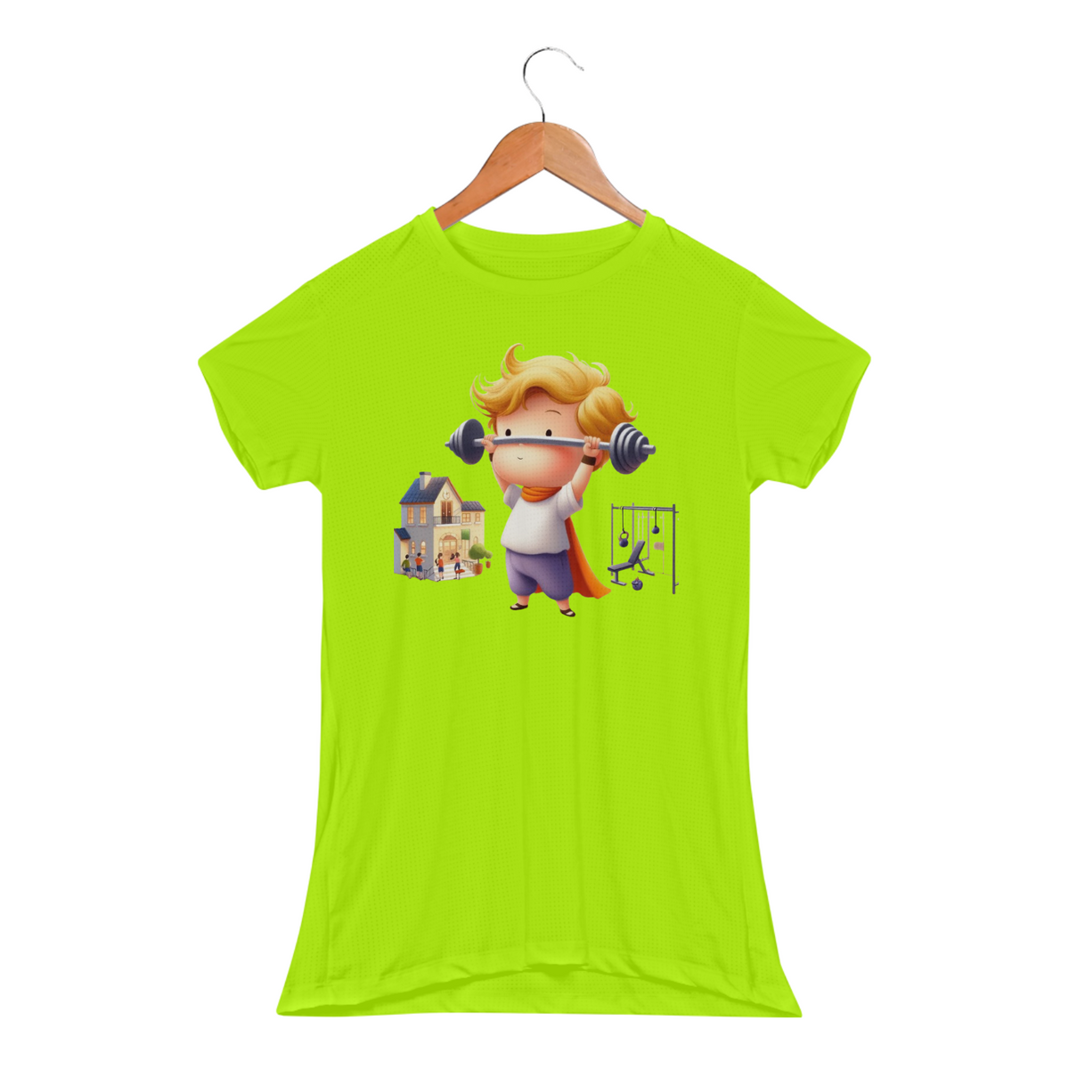 Nome do produto: Camiseta Feminina Fit Pequeno Principe