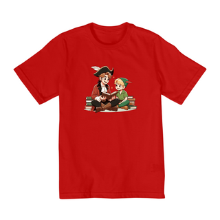 Nome do produtoCamiseta Infantil Peter Pan e Capitão Gancho