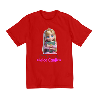 Nome do produtoCamiseta Infantil Princesa Gigica Canjica