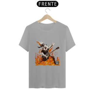 Nome do produtoSnow Rabbit Rock and Roll-  Guitarrista- T-SHIRT-CLASSICA Adulto 