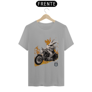 Nome do produtoSnow Rabbit na Harley Davidson Camiseta Adulto