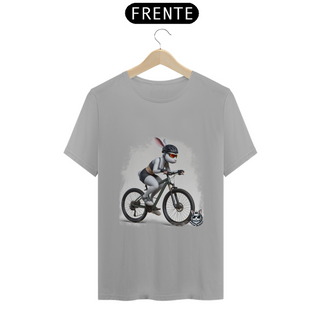 Nome do produtoSnow Rabbit Ciclista - Camiseta Clássica Adulto Unissex