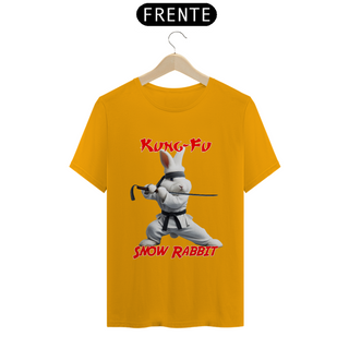 Nome do produtoSnow Rabbit  Kung -Fu- Camiseta Clássica Adulto