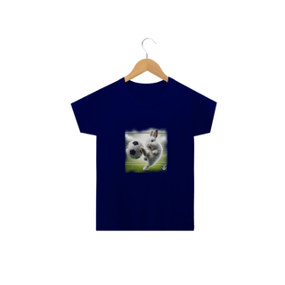 Nome do produtoSnow Rabbit craque do futebol - Camiseta infantil 