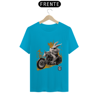 Nome do produtoSnow Rabbit na Harley Davidson Camiseta Adulto