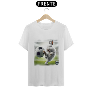 Nome do produtoSnow Rabbit no Futebol - Camiseta adulto