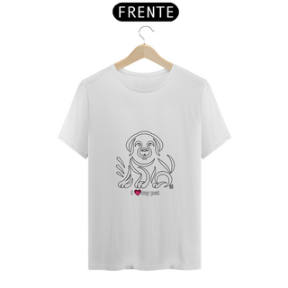 Nome do produtoI love my pet - Camiseta Classic Adulto Unissex 