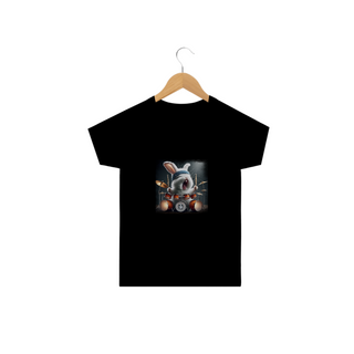 Nome do produtoSnow rabbit Baterista- Camiseta Clássica Infantil