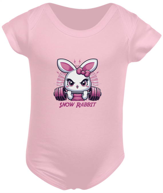 Snow rabbit Fitness- Body bebê Menina