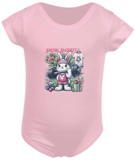 Snow Rabbit Fitness- Body bebê Menina