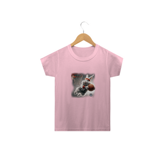 Nome do produtoSnow Rabbit jogador de Basquete - Camiseta  infantil 