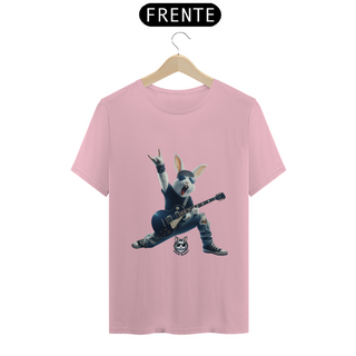 Nome do produtoSnow Rabbit Guitarrista Camiseta Clássica Adulto