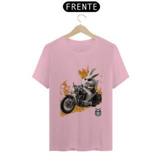 Nome do produtoSnow Rabbit na Harley Davidson Camiseta Adulto