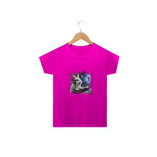 Nome do produtoSnow Rabbit Gamer - Camiseta Clássica infantil 