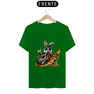 Nome do produtoSnow rabbit Guitarrista - Camiseta CLÁSSICA  Adulto 