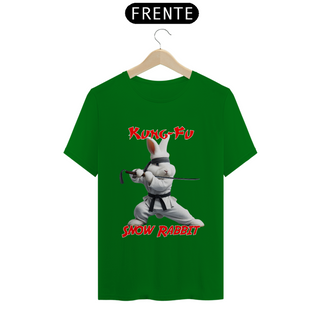 Nome do produtoSnow Rabbit  Kung -Fu- Camiseta Clássica Adulto