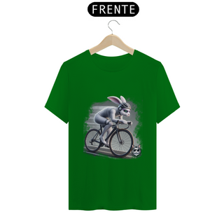 Nome do produtoSnow Rabbit Ciclista - Camiseta Clássica Adulto Unissex 