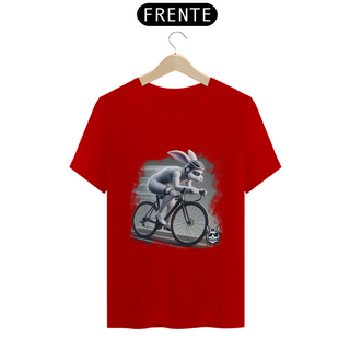 Nome do produtoSnow Rabbit Ciclista - Camiseta Clássica Adulto Unissex 