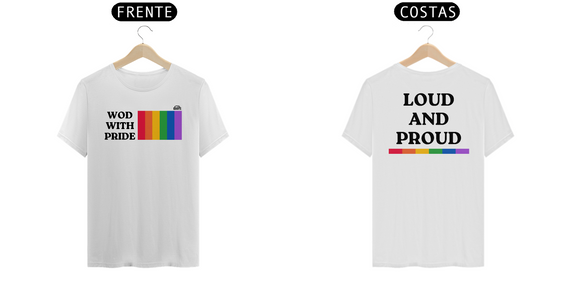 CAMISETA BRANCA - PRIDE