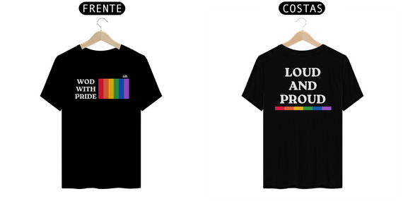 CAMISETA - PRIDE - PRETA