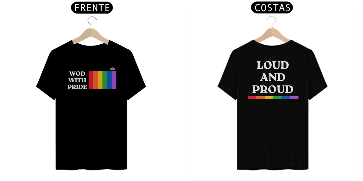 Nome do produto: CAMISETA - PRIDE - PRETA