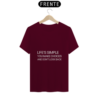 Nome do produtoCamisa - Life is Simple 
