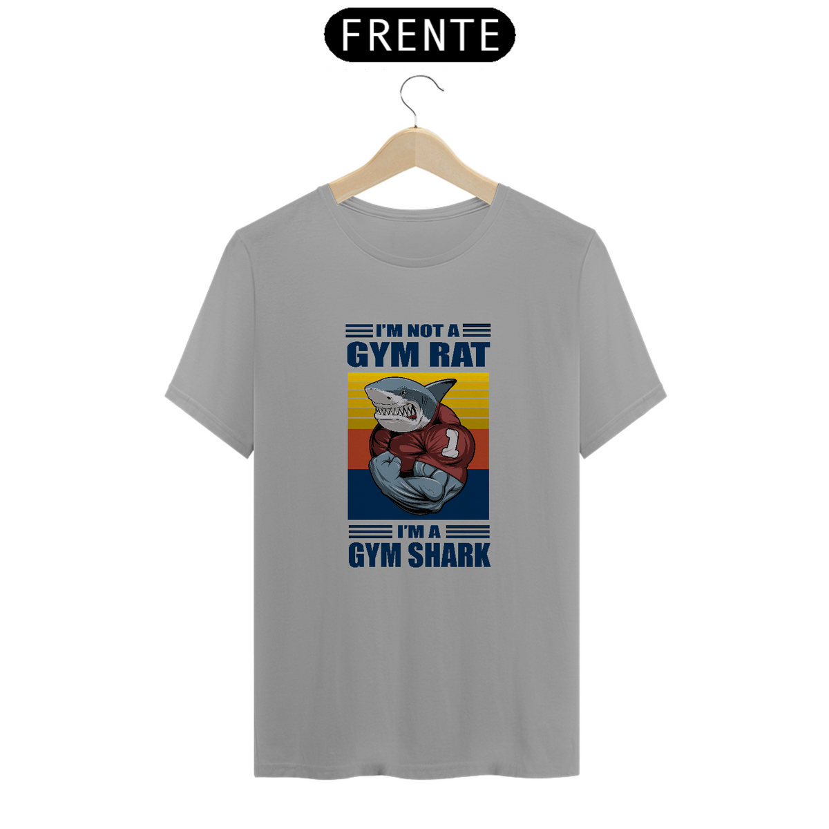 Nome do produto: Camiseta Gym Shark