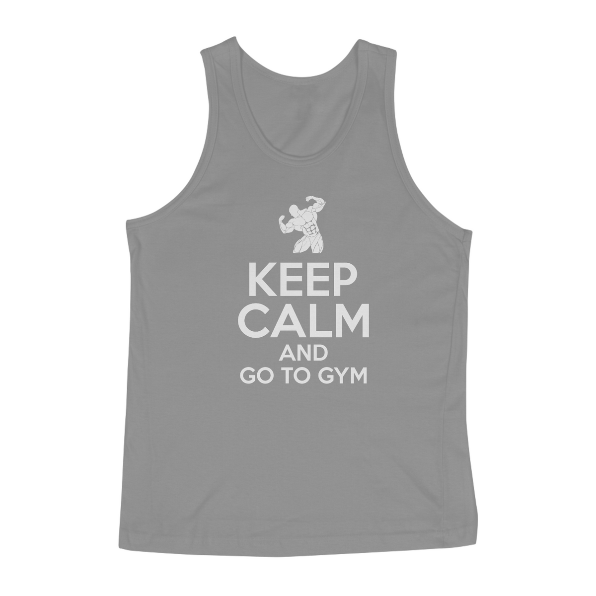 Nome do produto: Regata Keep Calm Go to Gym