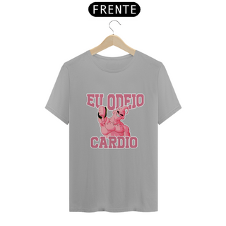 Nome do produtoClassic Frente Eu Odeio Cardio #01 Traçado Branco