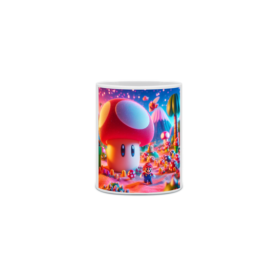 Cogumelo Mágico: Aventura Colorida de Super Mario