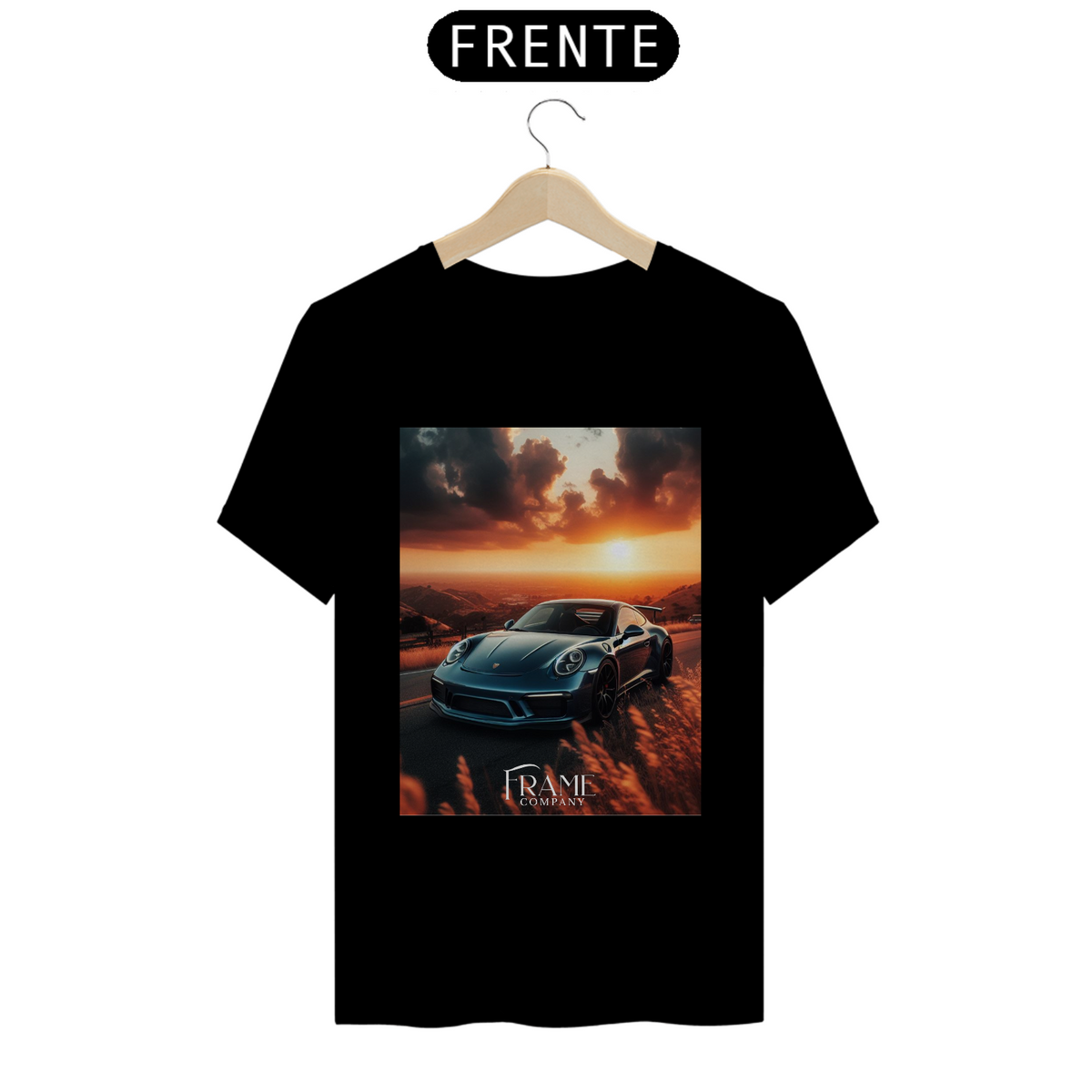 Nome do produto: Camiseta Porsche Grey Sunset