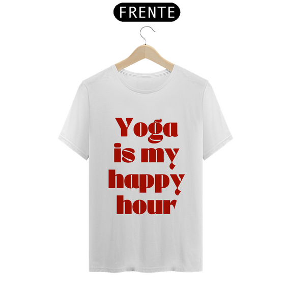 Camiseta Yoga is My Happy Hour 