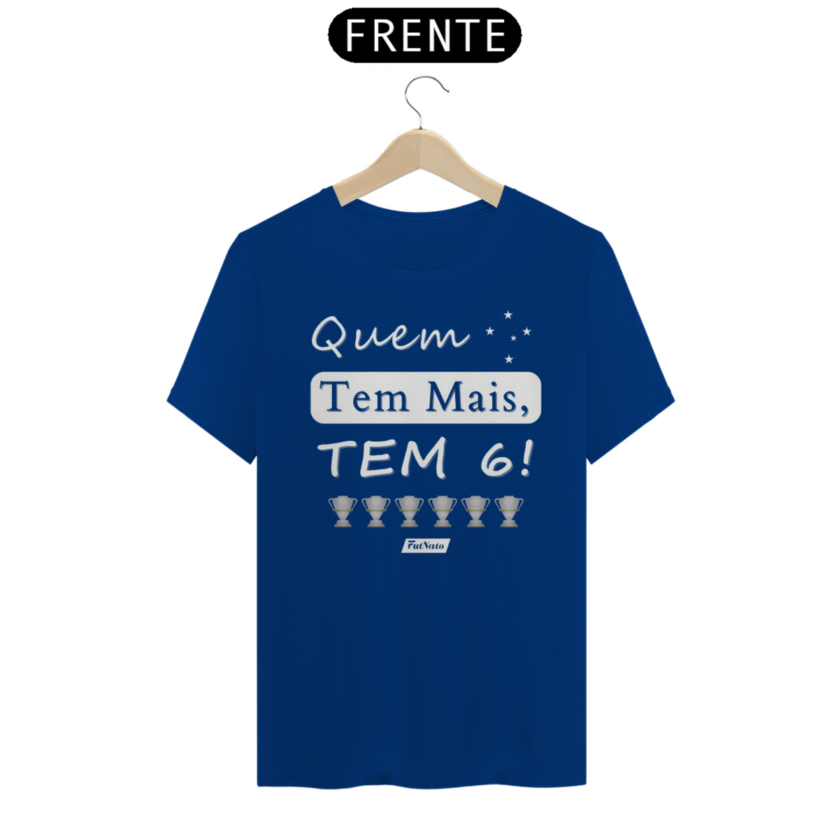 Nome do produto: Camisa Quem Tem Mais Tem 6 Copa Do Brasil - Cruzeiro