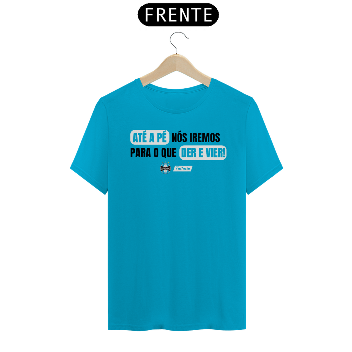 Nome do produto: Camisa Para O Que Der E Vier - Grêmio